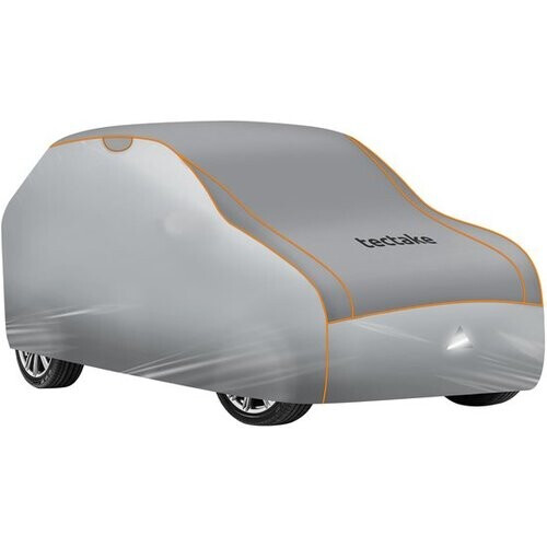 Tweedekans tectake® Autohoes – Waterdicht Beschermzeil SUV/Bus – Hagelbescherming – Ademend – Met Opbergtas Tweedehands