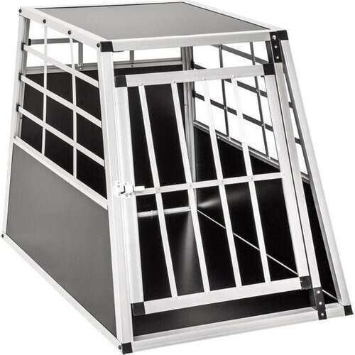 Tweedekans Tectake® - Autokennel - 65 x 90 x 69,5 cm - Schuine wand