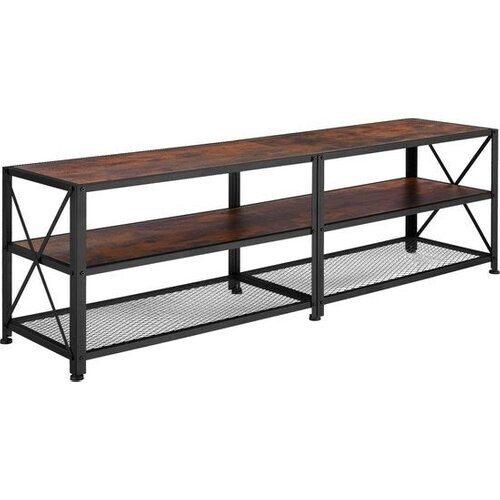 Tweedekans tectake - TV-meubel – Indianapolis - industrieel donkerbruin – 404543 Tweedehands