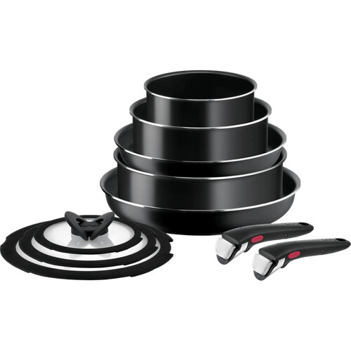 Tweedekans Tefal Easy Cook & Clean Ingenio Pannenset 10-delig Tweedehands