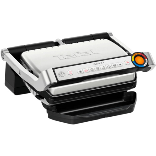 Tweedekans Tefal OptiGrill+ GC717D Rvs Tweedehands