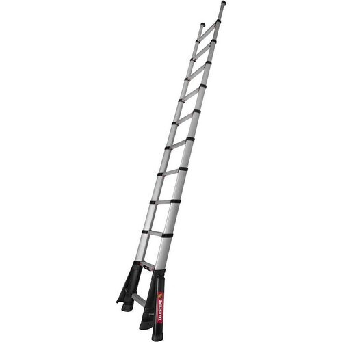 Tweedekans Telesteps Prime-X-Line Telescoopladder Met Inklapbare Stabilisatoren - 3.50 meter Tweedehands