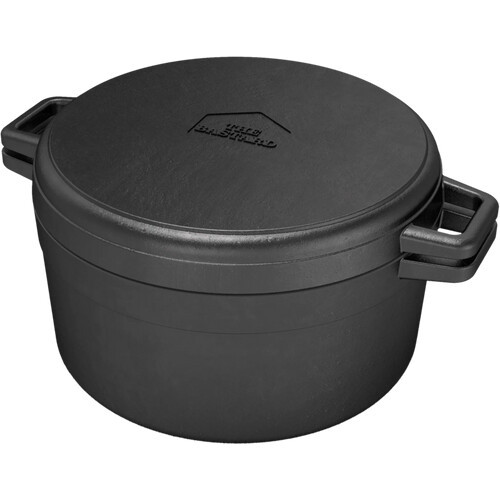 Tweedekans The Bastard Dutch Oven & Griddle Large 28 cm Tweedehands