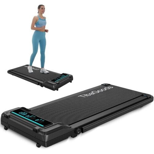 Tweedekans TibaGoods Loopband - 6km/h - Voor onder het bureau - Met extra olie - Nieuwe versie - tot maar liefst 130 kg Tweedehands