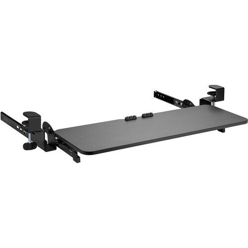 Tweedekans Toetsenbord lade onder bureau - toetsenbord houder - toetsenbordlade - keyboard tray - ergonomisch zithouding - hoogte verstelbaar en uitschuifbaar Tweedehands
