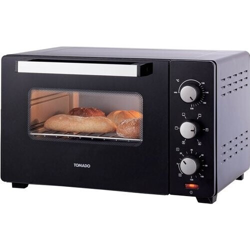 Tweedekans Tomado TEO3000B - Vrijstaande oven - 30 Liter - 1600 Watt - Hetelucht - 3 insteekniveau's - Zwart Tweedehands