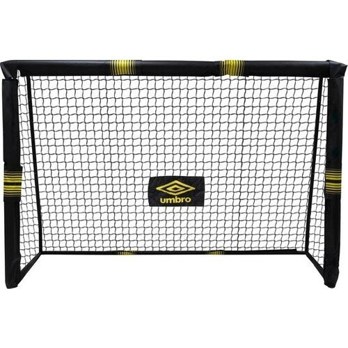 Tweedekans Umbro Voetbaldoel - Voetbal Goal 180 x 120 x 60 cm - Voetbalgoal Groot - Buitenspeelgoed voor Kinderen en Volwassenen - Snelle Montage - Voetbal Training Doel - Metaal - Zwart/ Geel Tweedehands
