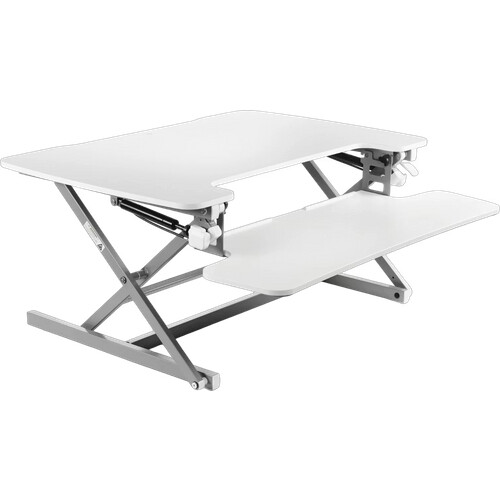 Tweedekans Vantage Flexdesk PC Werkplaats – Zit/Sta Bureau Converter – 89 x 59 cm – Verstelbaar 14–50 cm