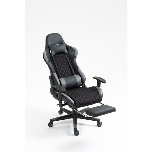 Tweedekans VDD Gaming - Gamestoel - Gamestoel met Voetsteun - Gamestoel zwart - Gaming Stoel - Bureaustoel gaming - Ergonomische Bureaustoel - Met Nekkussen & Verstelbaar Rugkussen - Game stoel Met Voetsteun - Ergonomische Game Stoel - Draaistoel- Zwart & Tweedehands