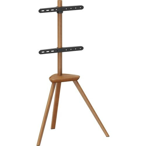 Tweedekans VDD TV Standaard - Vloerstandaard - Studio Statief - Schildersezel Design - Tot 65 inch - Bruin Tweedehands
