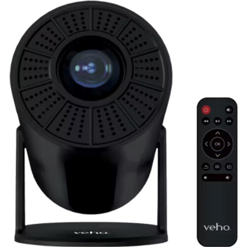 Tweedekans Veho Quda FX Draagbare Smart Projector - 90 x 90 x 193 mm - Zwart Tweedehands