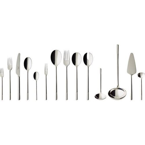Tweedekans Villeroy & Boch 70-Delige Bestekset Ella Satin – Roestvast Staal – Voor 12 Personen – Zilver Tweedehands