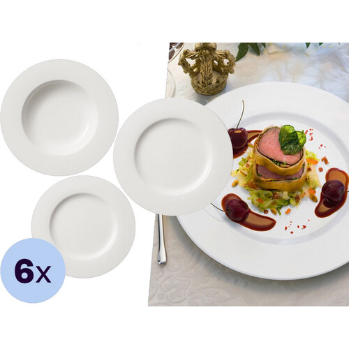 Tweedekans Villeroy & Boch Twist White 18-Delige Serviesset – Off-White – Porselein Tweedehands