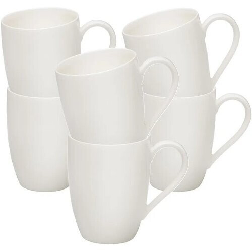 Tweedekans vivo - Basic Witte koffiemokken - Set 6 - Wit Tweedehands