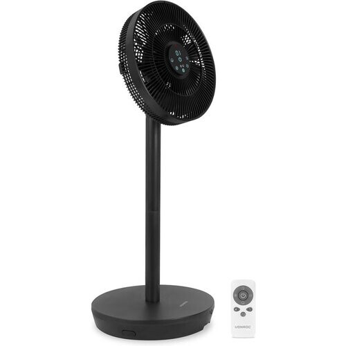 Tweedekans VONROC BREEZE Draadloze Ventilator – Fluisterstil – 24 Snelheden – Tafel & Vloer – Zwart Tweedehands