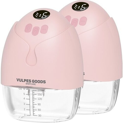 Tweedekans Vulpes Goods® BabyCare - Handsfree Borstkolf - Elektrische Draadloze Borstkolf - Draagbaar – Dubbele elektrische handsfree Kolf - 2 Stuks - MAX versie Tweedehands