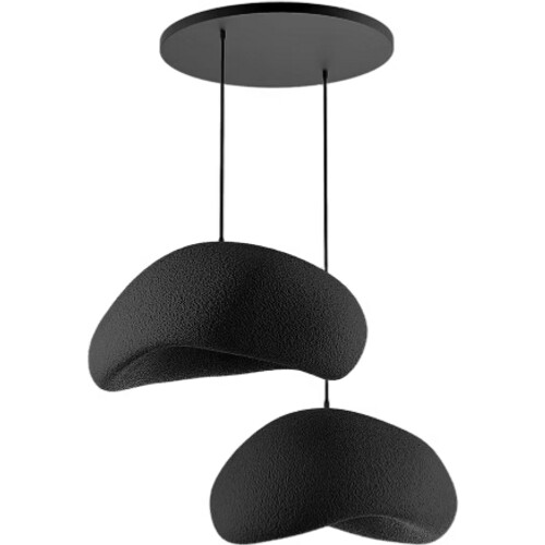 Tweedekans Wabi Loom Grainbeams Plafondlamp - Zwart - 34 x 28 x 19 cm Tweedehands