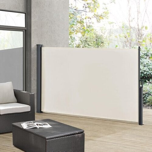Tweedekans Windscherm , Zonnescherm Dubai - 300 x 160 cm - beige Tweedehands