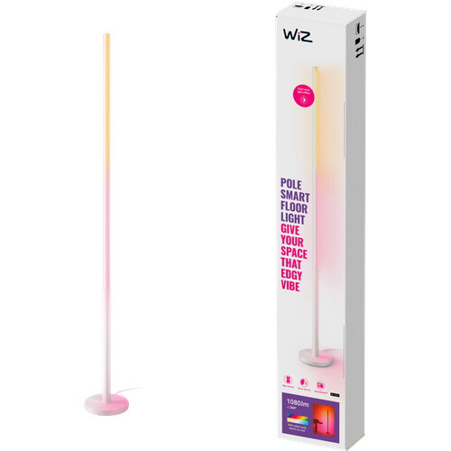 Tweedekans WiZ smart vloerlamp Pole - Gekleurd en wit licht Tweedehands