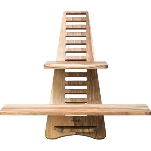 Tweedekans Wooden Laptopstandaard - Walnoothout Tweedehands