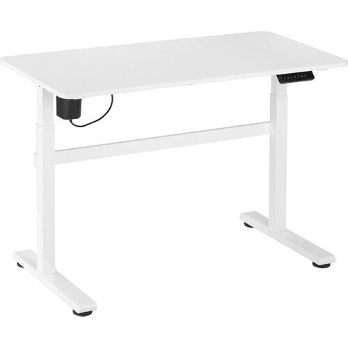 Tweedekans Zit sta bureau elektrisch in hoogte verstelbaar - 118 x 58 cm - wit Tweedehands