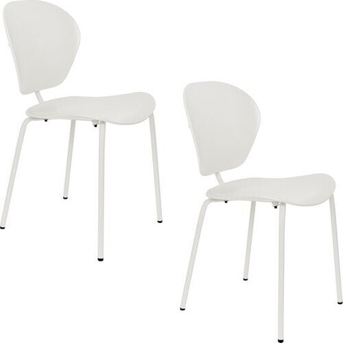 Tweedekans Zuiver The Ocean Chair Eetkamerstoelen Coconut Milk - Set van 2 Tweedehands