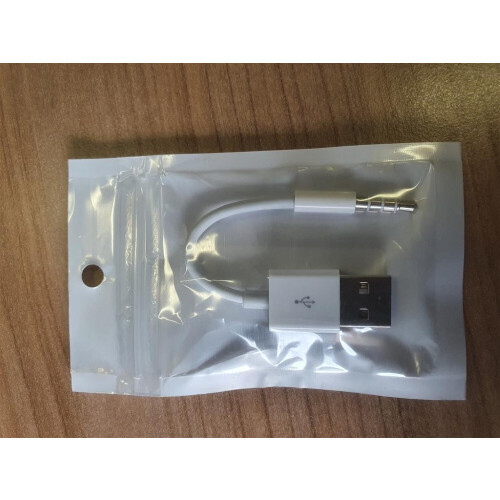 USB-A to 3.5mm Audio Aux Cable, M/M, 10CM