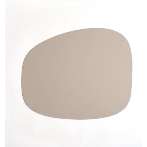 Vacavaliente Ruca Stone - Placemat Ovaal - Leer Grau