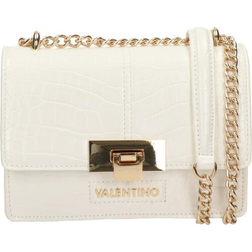 Valentino Bags Anastasia - Dames schoudertas - Imitatieleer crocoprint - Ecru