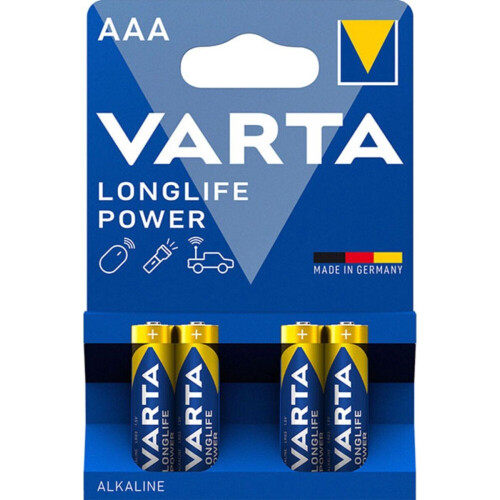 Varta Longlife Power - Alkaline Batterijen AAA - 1270 mAh - 50 stuks (4 stuks) Tweedehands
