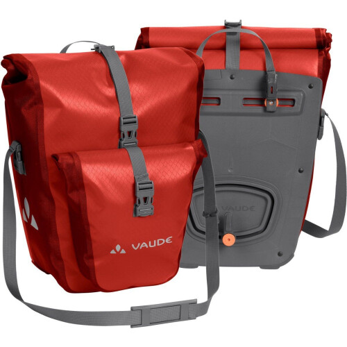 VAUDE Aqua Back Plus - Dubbele Fietstas - Waterdicht 51L - Lava (2 stuks)