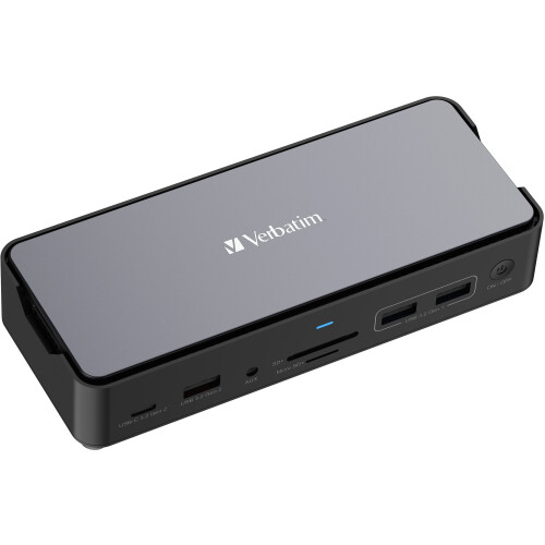 Verbatim CDS-15SSD - USB-C Docking Station - 15 poorten - 256 GB SSD - Tot 8K video-output
