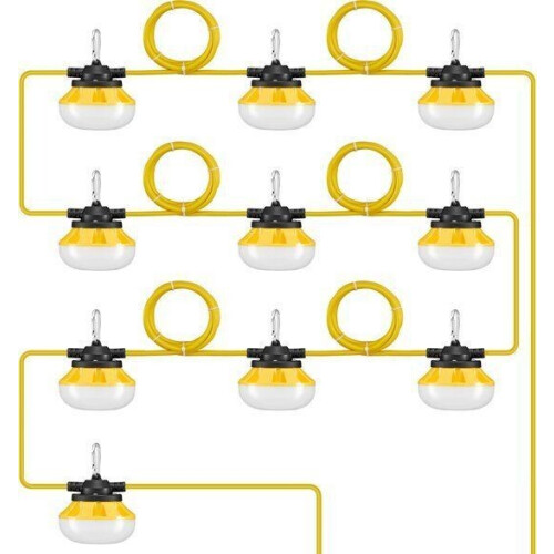 VEVOR HY-CSL10-2Y-ES01 - Bouwschijnwerper - 100W 10.000 LM IP65 - 30,5 m