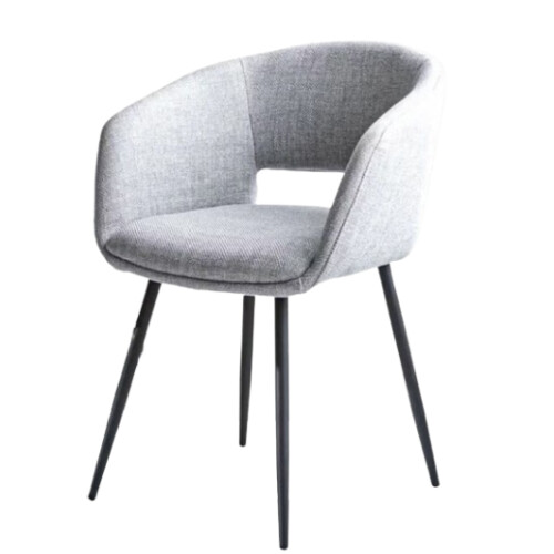 Vince Design Boden - Eetkamerstoel - Lichtgrijs - 55x55x78 cm