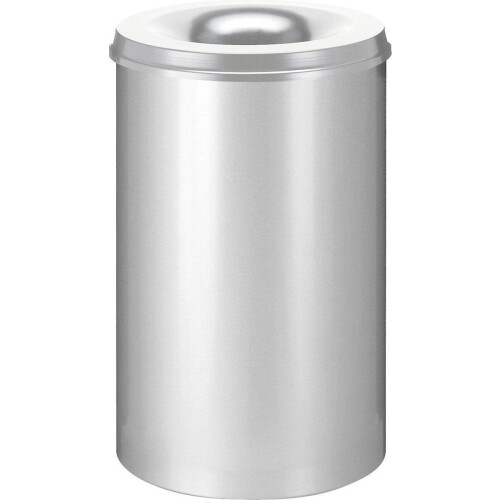 Vlamdovende Papierbak 110 liter Zilver