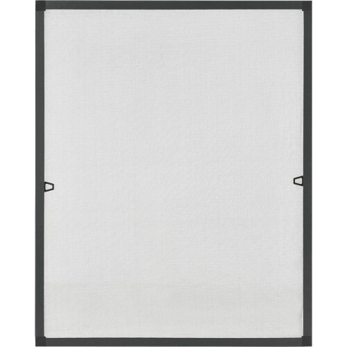 Vliegenhor - Raamhor - 120 x 140 cm - Aluminium - Zwart
