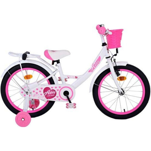 Volare Ashley Kinderfiets - Stadsfiets - 18 inch - Wit Roze Tweedehands