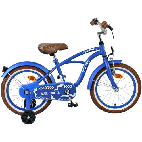 Volare Blue Cruiser - Kinderfiets - 16 inch - Handrem - Blauw Tweedehands