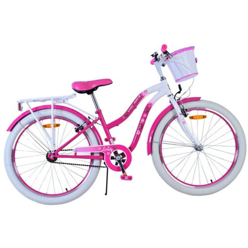 Volare Lovely - Kinderfiets - 24 inch - Twee handremmen - Roze