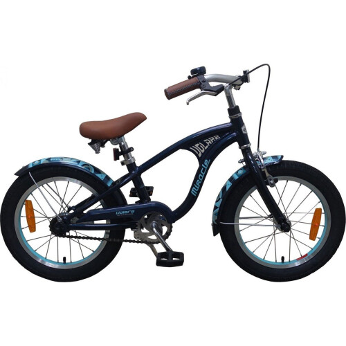 Volare Miracle Cruiser - Kinderfiets - 16 inch - Mat Blauw - Prime Collection