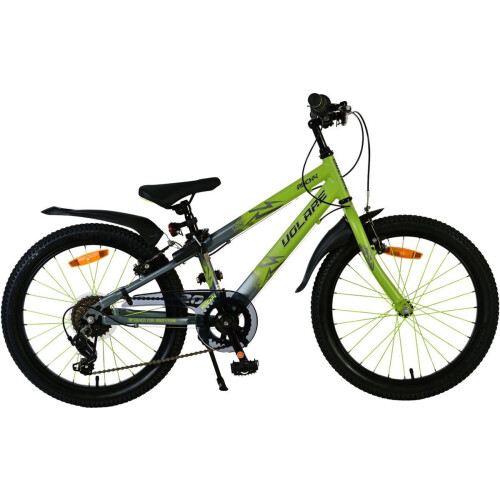 Volare Rocky - Kinderfiets - 20 inch - 7 speed - Groen/Grijs