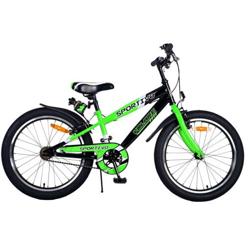 Volare Sportivo Kinderfiets - Stadsfiets - 20 inch - Twee handremmen - Groen
