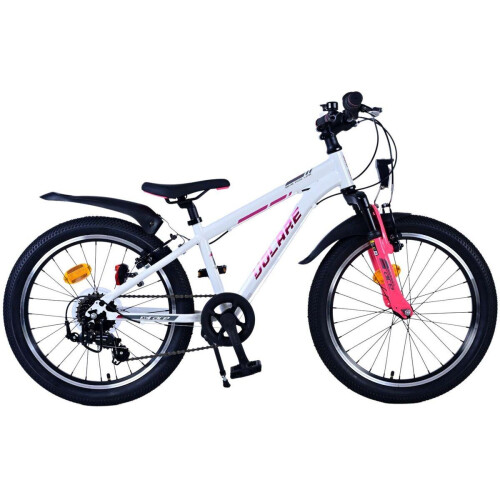Volare XC Race - Kinderfiets - 20 inch - 7 versnellingen - Wit Roze