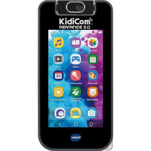VTech KidiCom Advance 3.0 Telefoon - Interactieve Kinder Mobiel met Camera - Educatief Speelgoed - Vanaf 5 Jaar - Blauw Tweedehands