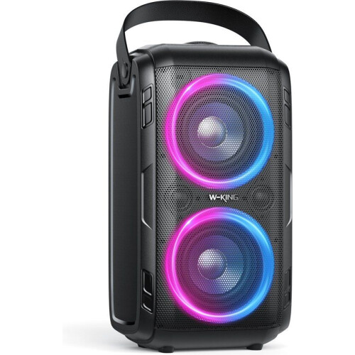 W- King T9-2 - Draagbare Bluetooth Speaker - 80 Watt - 105db - RGB LED verlichting - Bluetooth 5.0 - EQ modus