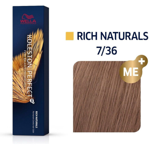 Wella Koleston Perfect ME+ - Haarverf - 60ml - 7/36 Rich Naturals