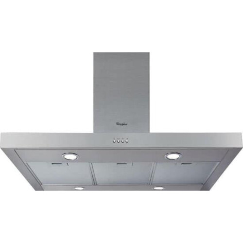 WHIRLPOOL WIB93LMX - Eilandschouw afzuigkap - LED verlichting 3 standen - Roestvrijstaal Tweedehands