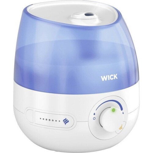 Wick WUL525E4 - Ultrasone Koude-Luchtbevochtiger - Tot 15 m² - Wit/Blauw