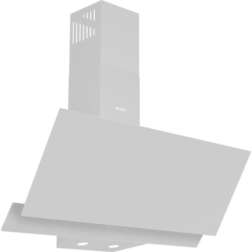 Wiggo WE-A942G(W) - Schuine Afzuigkap 90 cm - Wit Dubbel Glas - 626 m³/h - Touch Control - Eco+ Design Tweedehands