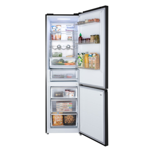 Wisberg Wbkvc201bb - Koelvriescombinatie - Zwart - Energieklasse B | Tweedehands (Refurbished)